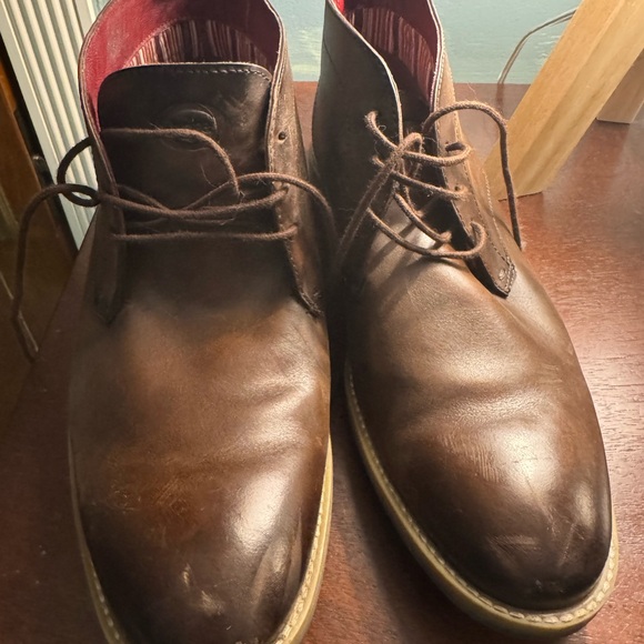 Base London Dark Brown Chukka Boots - Picture 2 of 6